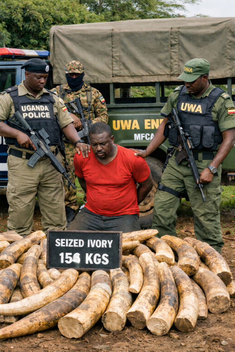 Major Ivory Seizure in Nwoya Signals Renewed Crackdown on Wildlife Crime
